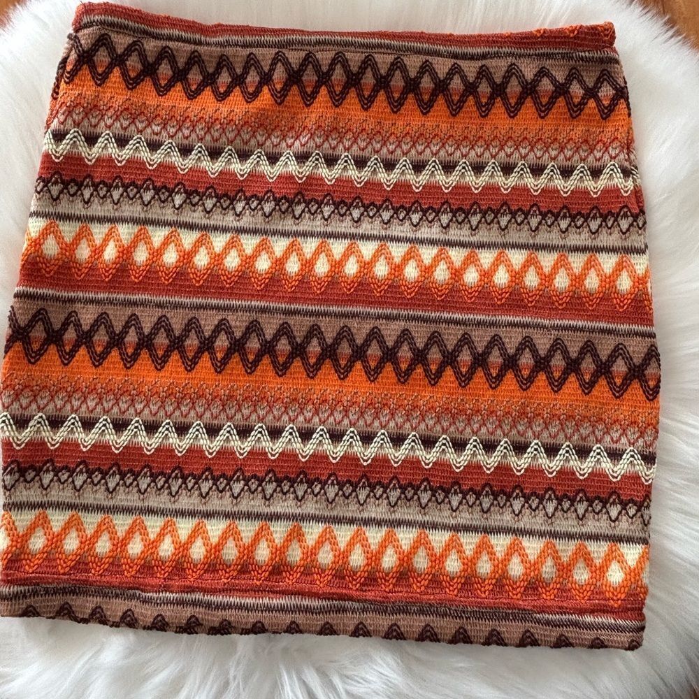 Mexicali Print Mini Skirt Med - Picture 9 of 10